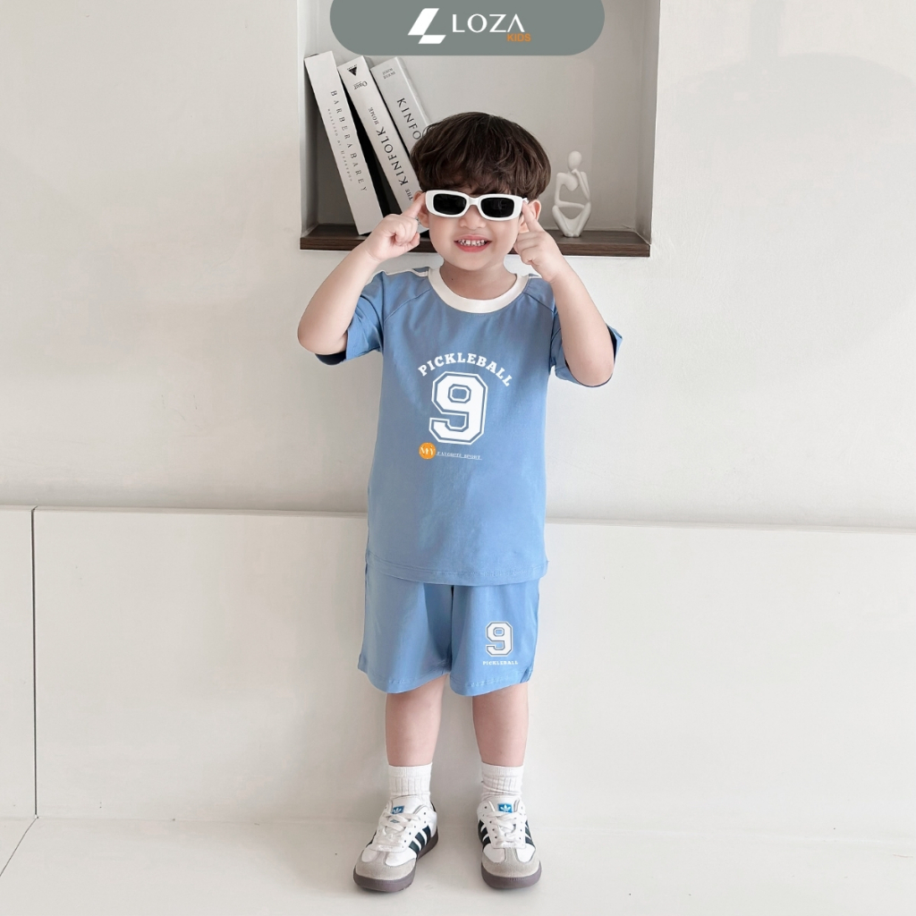 Bộ đồ bé trai in chữ 'Pickleball 9'- Loza BF338_thumbnail_2