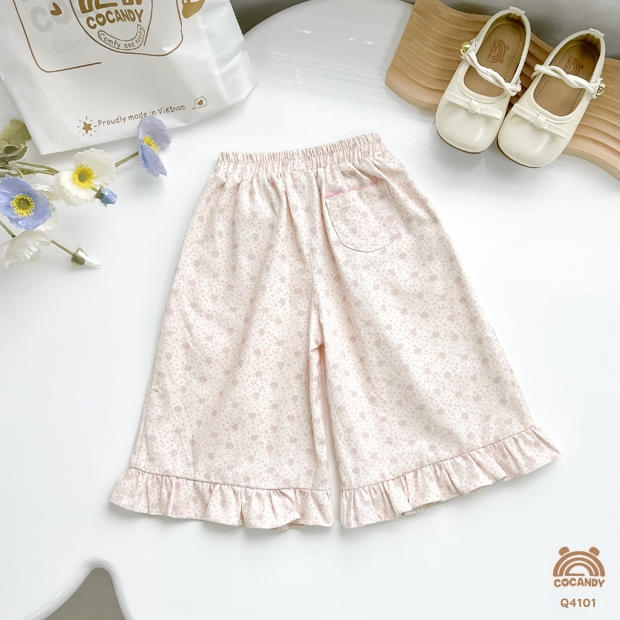 Quần dài suông BE hoa nhí bèo gấu_thumbnail_1