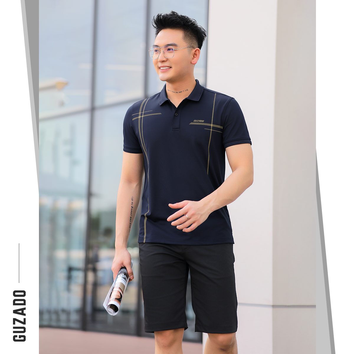 Áo Polo Nam GUZADO Sọc Thể Thao Nam Tính Sang Trọng GPS209_thumbnail_33