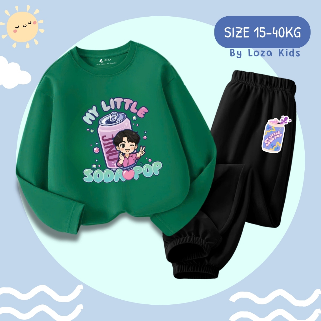 Bộ Thu - Đông bé trai in chữ SODA POP  - Loza Kids BW454_thumbnail_2
