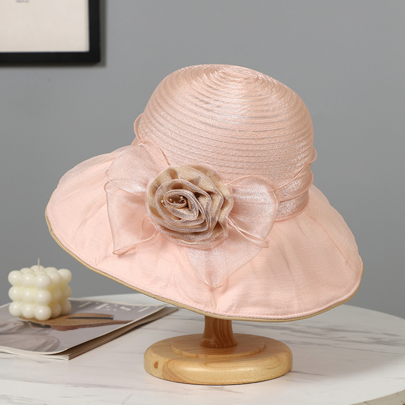 Mũ vành rộng có nơ hoa Hàn Quốc HZ2516_thumbnail_12