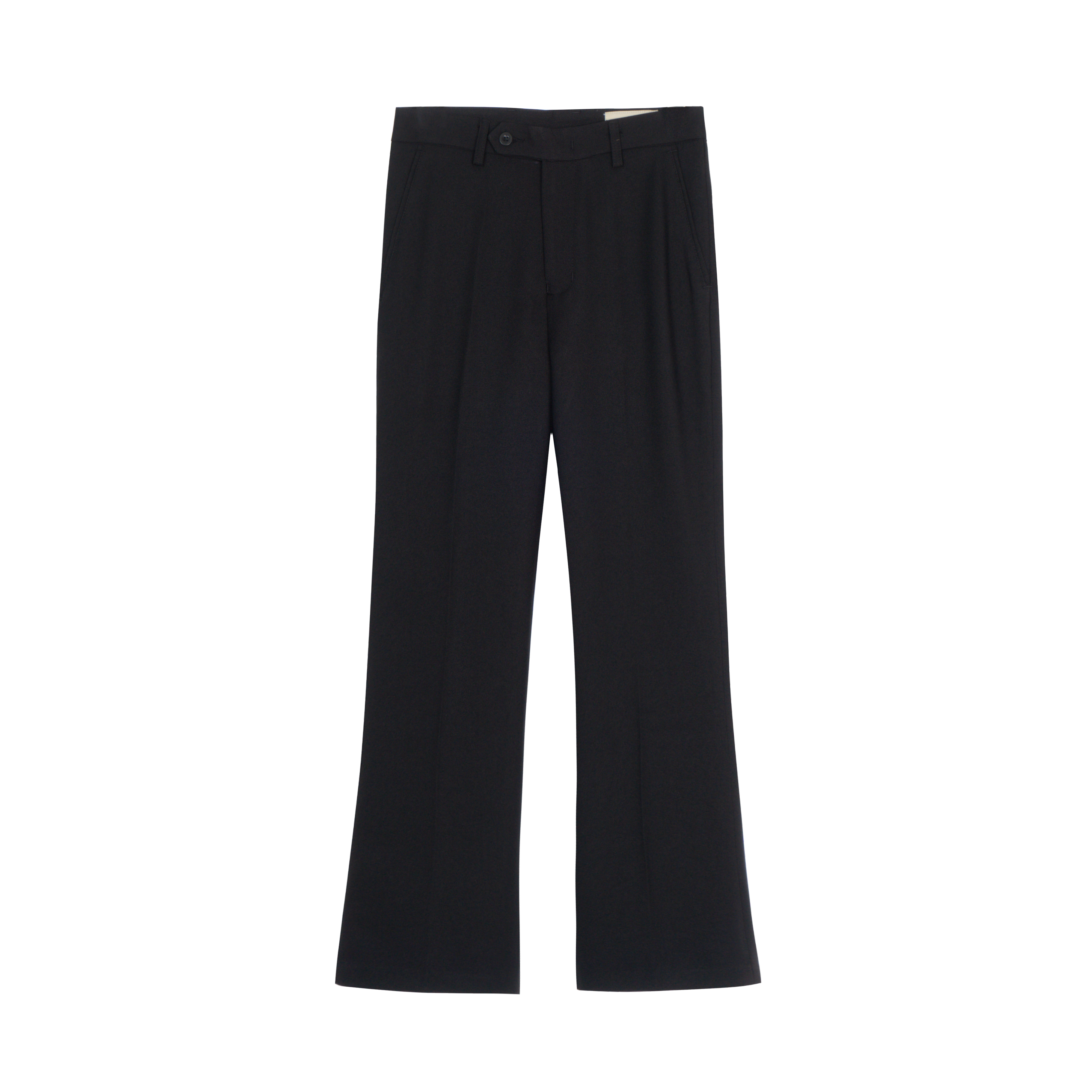 BASIC BLACK FLARED PANTS