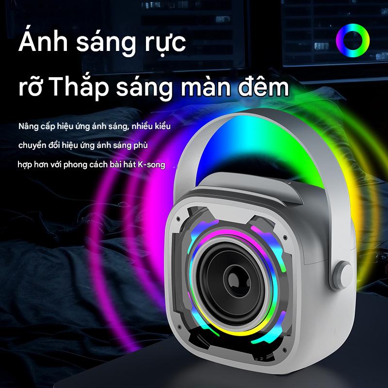 LOA SIÊU TRẦM NHỎ GỌN V11 KÈM 2 MIC KẾT NỐI BLUETOOTH_thumbnail_6