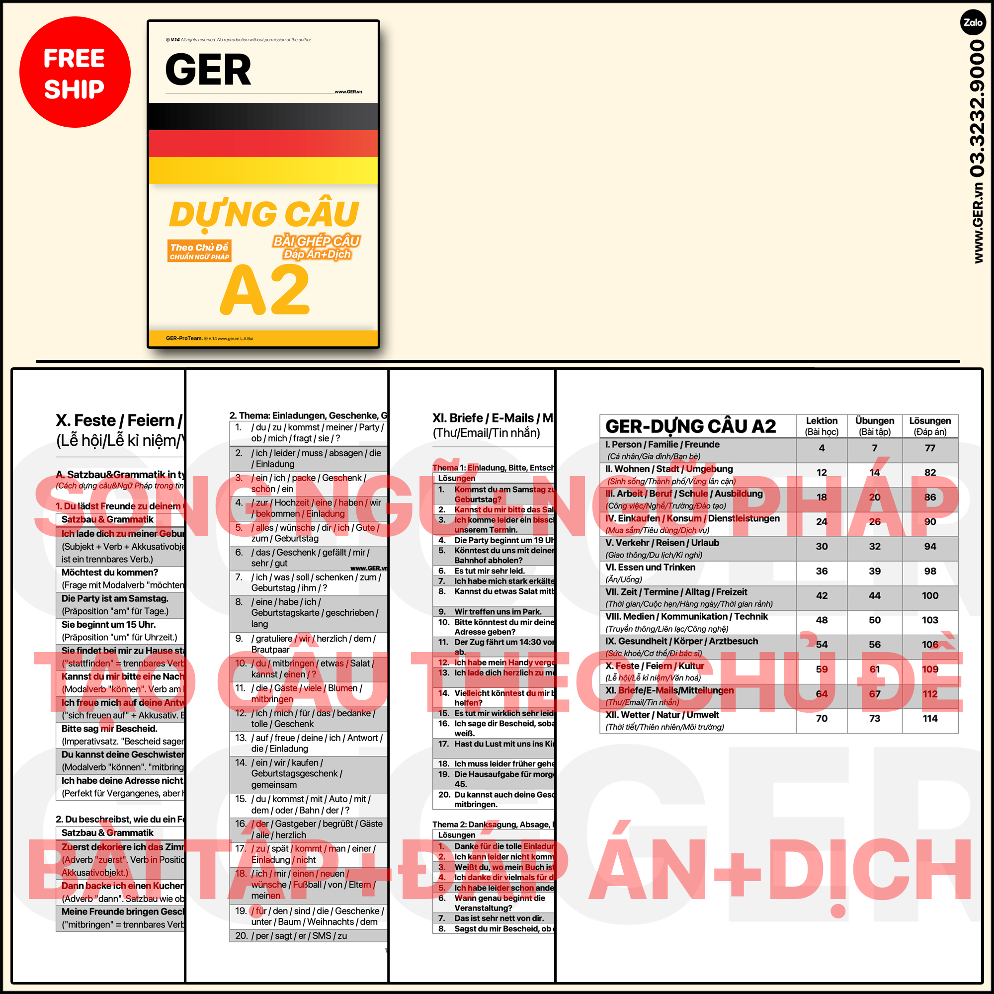 Dựng Câu Tiếng Đức A2