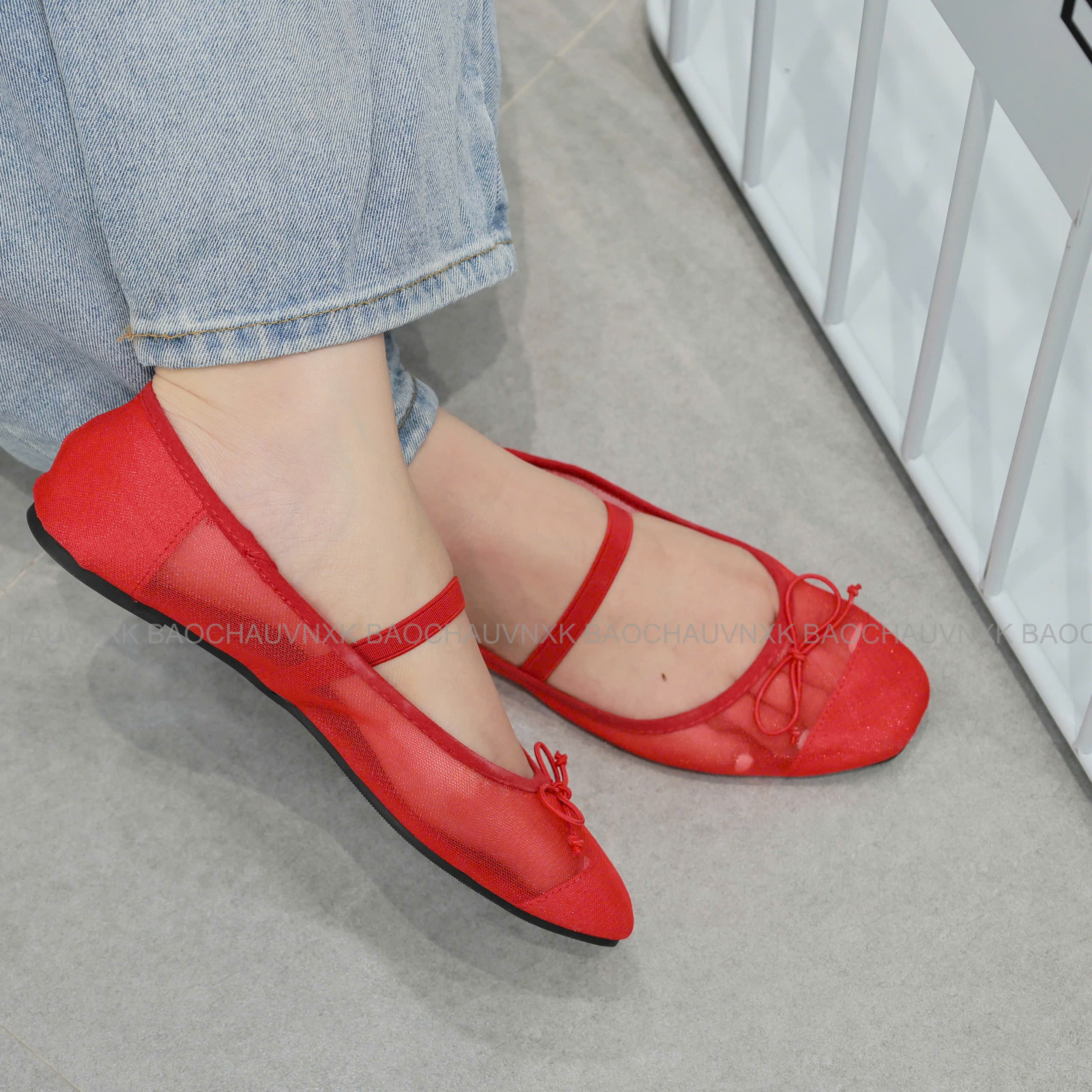 SALE G18 GIÀY BÚP BÊ ĐỎ_thumbnail_4