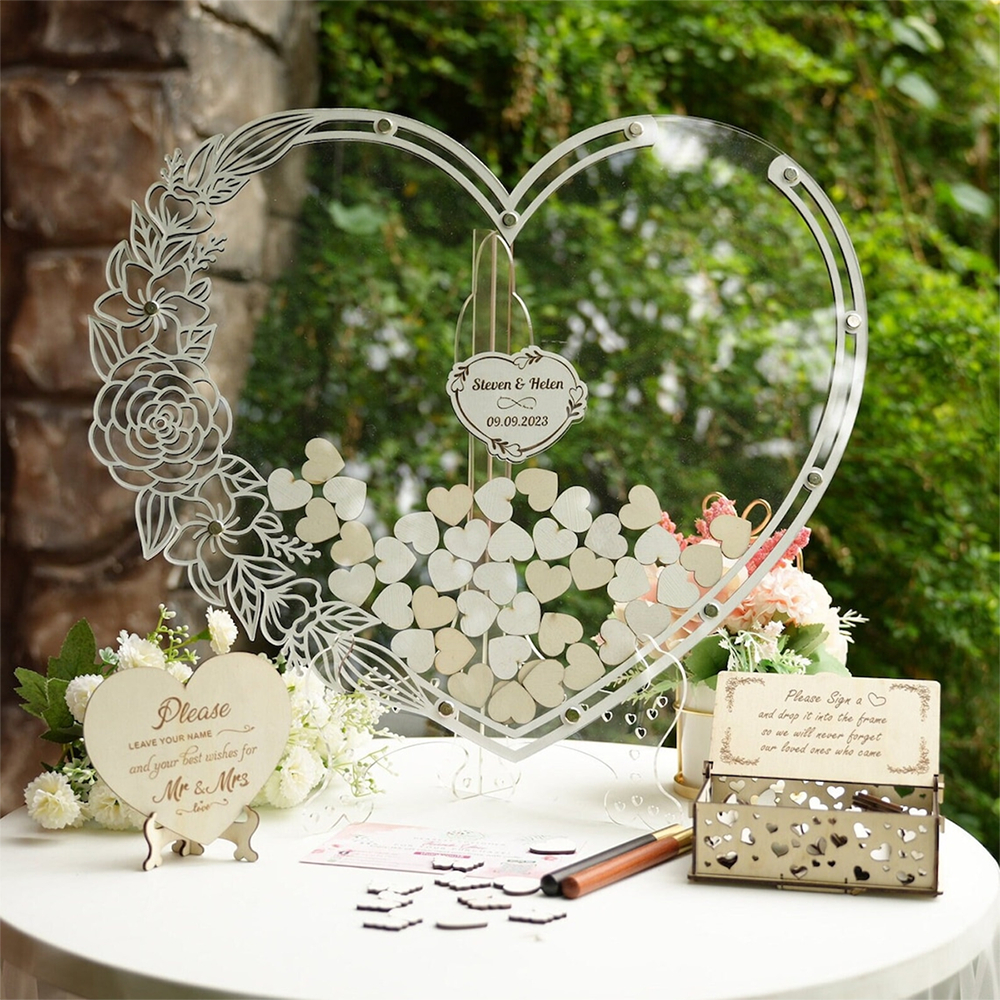 Tranh Thả Gỗ Đám Cưới, Sự Kiện, Công Ty, Sinh Nhật (Đủ phụ kiện) - Size tính theo chiều ngang_thumbnail_20