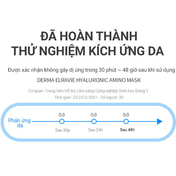 Mặt Nạ Dưỡng Ẩm, Làm Dịu Elravie Hyaluronic Amino Mask Dược Mỹ Phẩm Cao Cấp Hàn Quốc 01 Miếng 25g_thumbnail_5