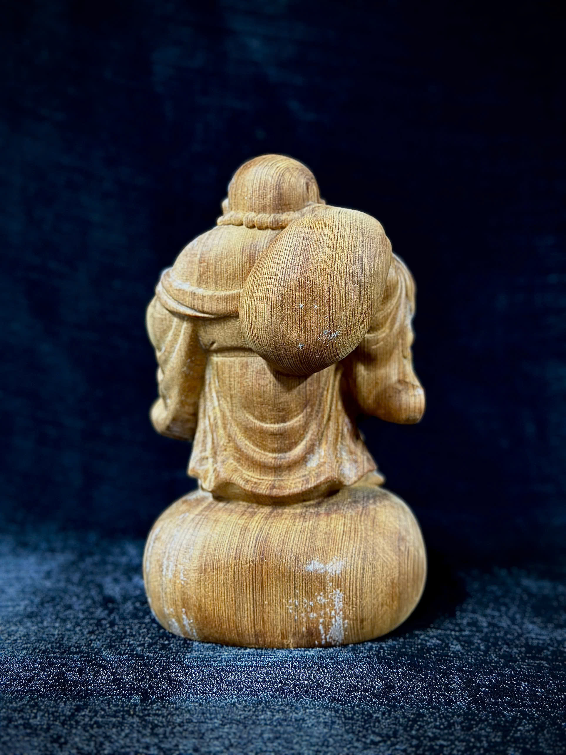 TƯỢNG DI LẶC GÁNH BAO - GỖ NGỌC AM_thumbnail_3