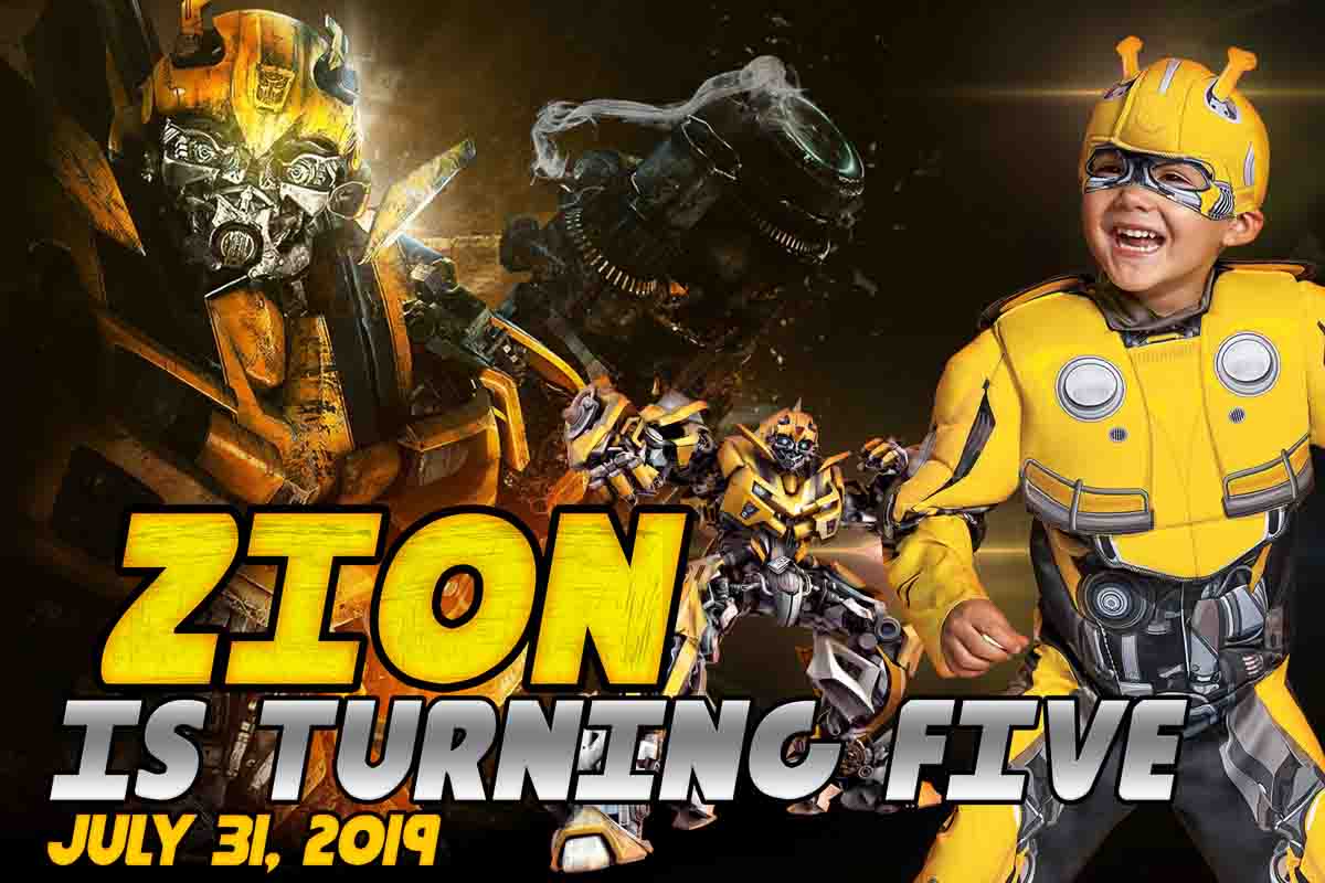 Bumblebee Theme Birthday Tarp_thumbnail_1
