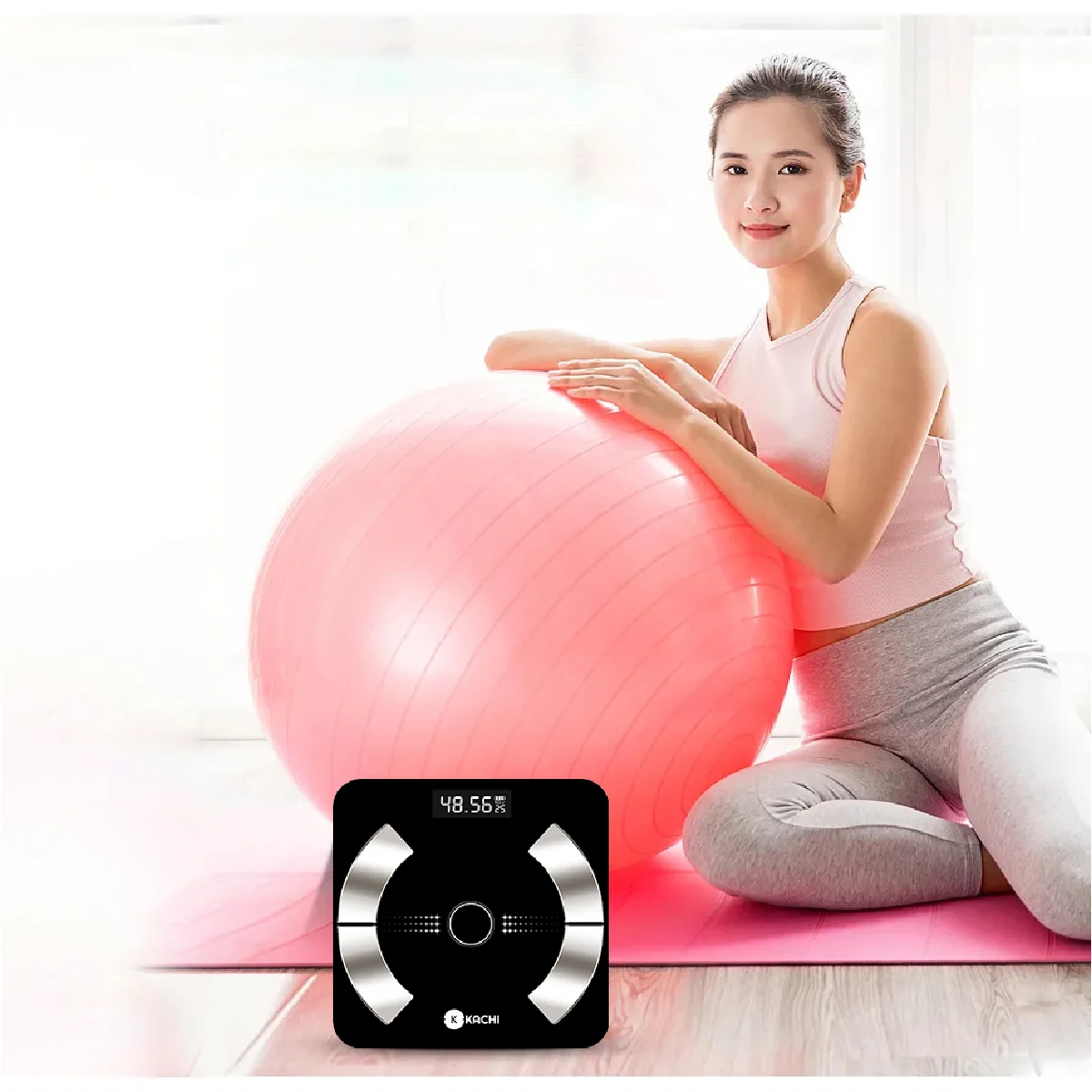 Cân Điên Tử Bluetooth Phân Tích Chỉ Số Cơ Thể Kachi MK223_thumbnail_9