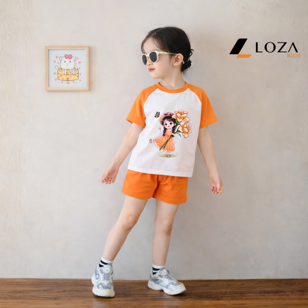 [XẢ KHO BỘ BÉ GÁI SIZE150] Bộ đồ cho bé gái nhiều mẫu - Quần áo bé gái từ 30-35kg - Loza Kids XB008_thumbnail_7
