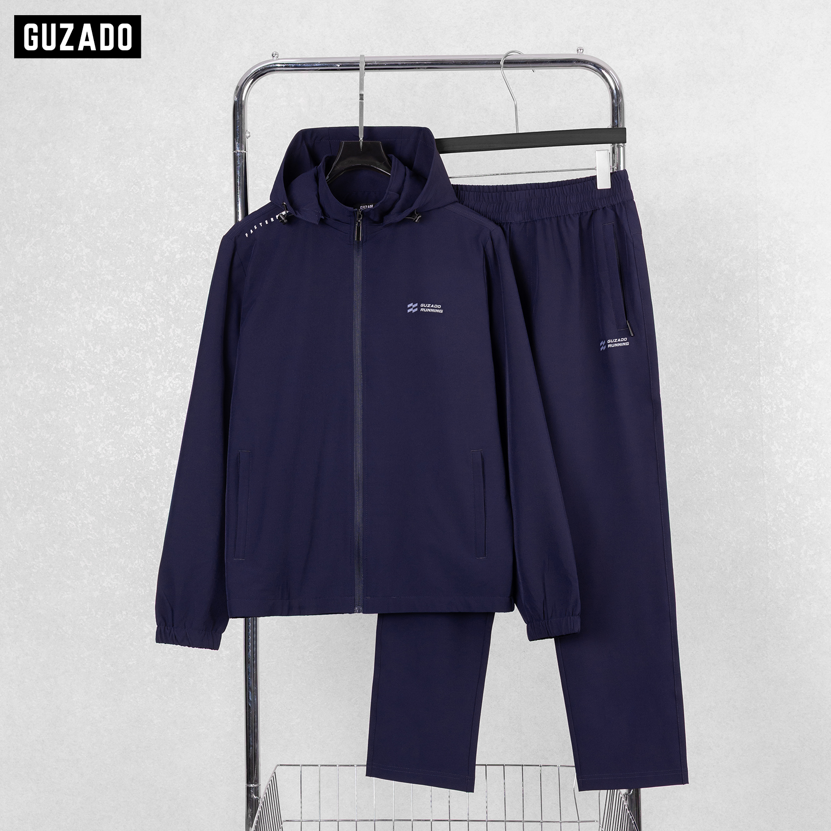 Bộ Quần Áo Gió Thể Thao Nam GUZADO 2 Lớp Nhẹ Ấm Cản Gió Cản Bụi Tốt Form Trẻ Trung GBG01_thumbnail_11
