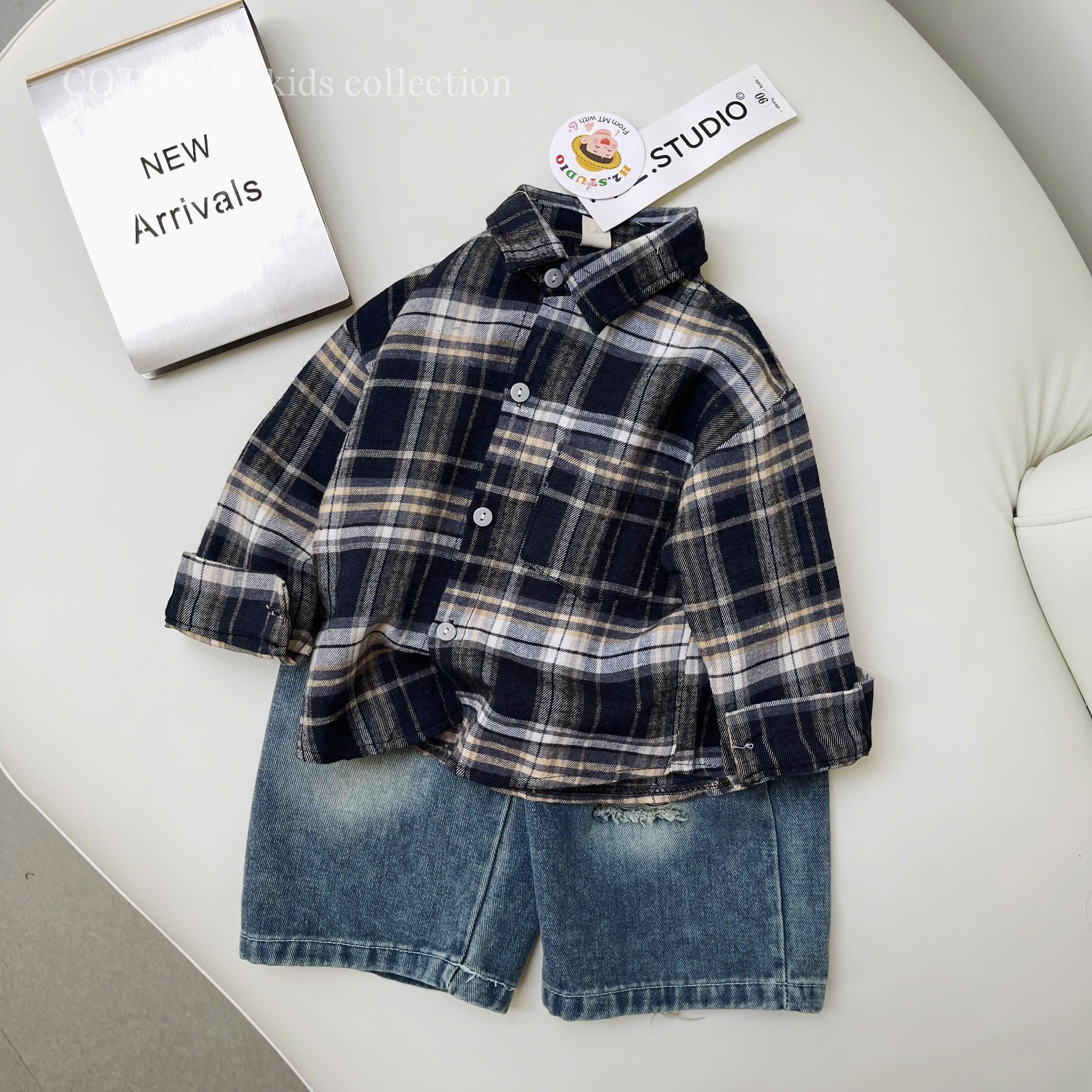 Set áo somi caro + quần jean_thumbnail_0