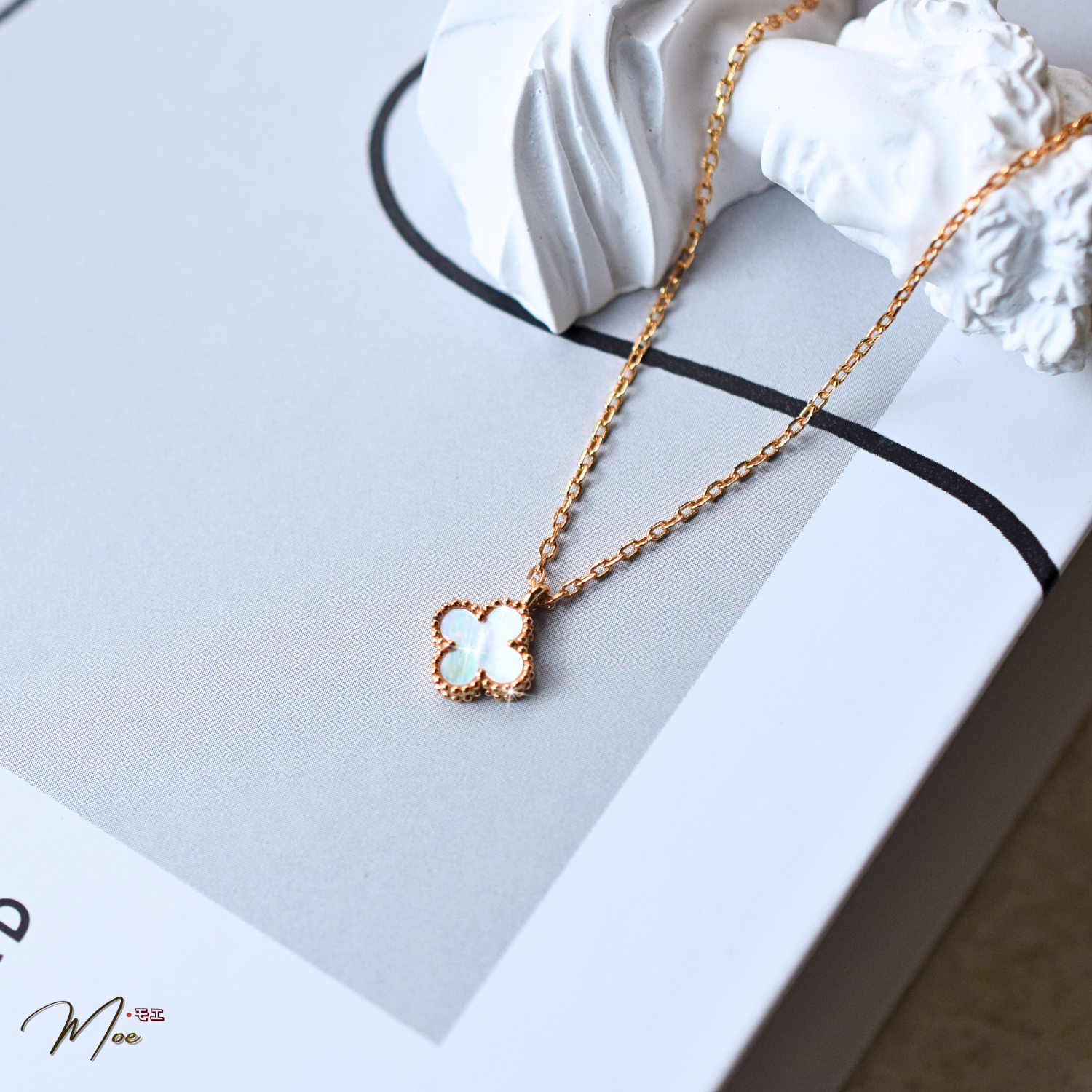 VD6 - VCA Dây chuyền phớt 9mm xi vàng hồng_thumbnail_1