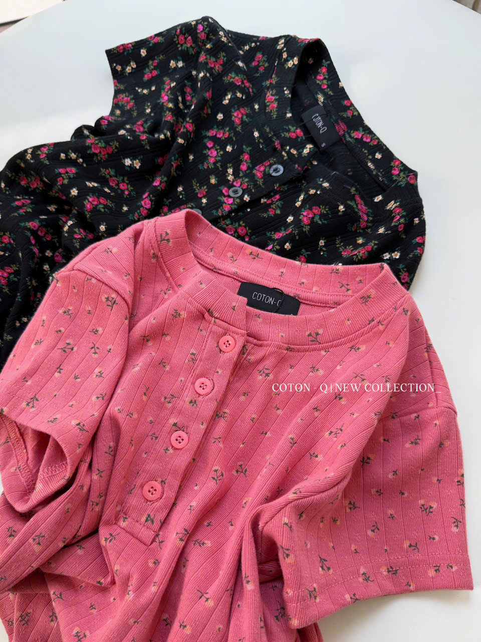 Áo thun hoa tay ngắn ( HỒNG )_thumbnail_4