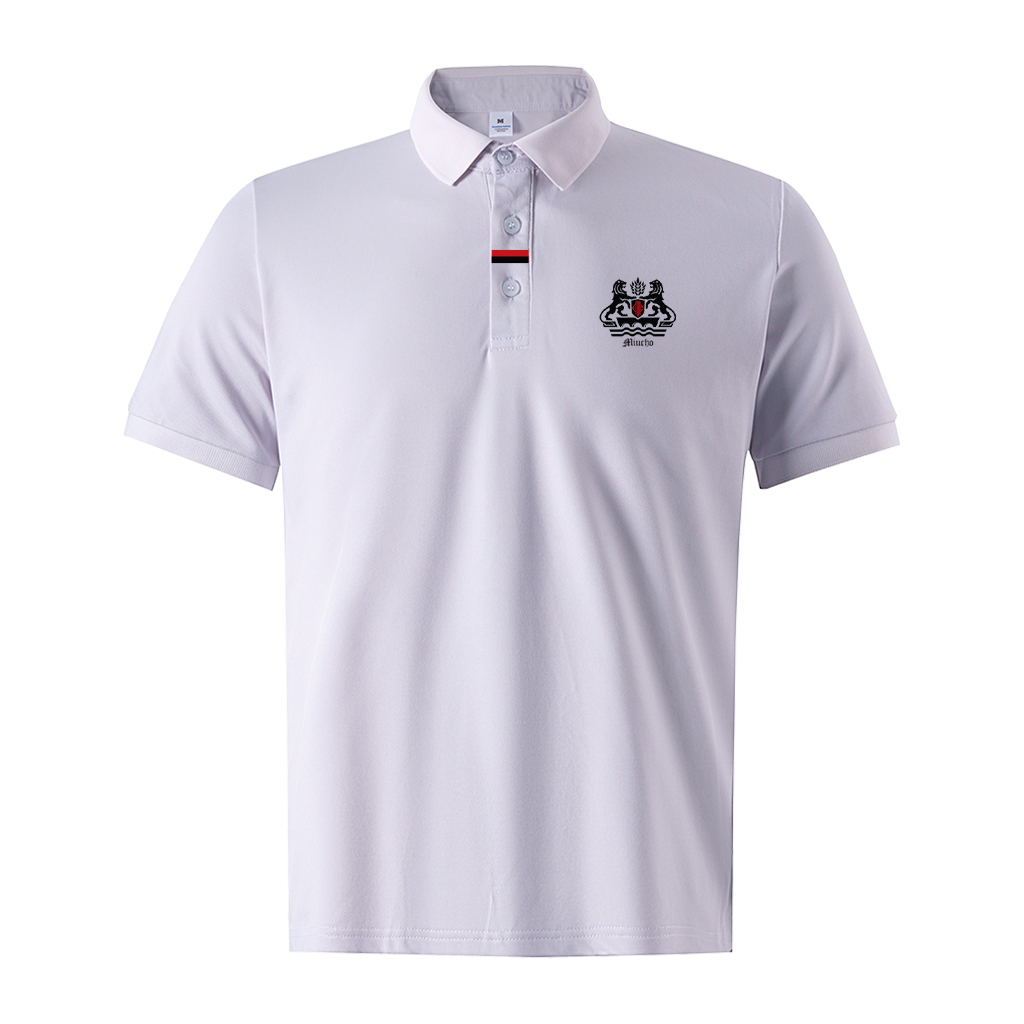 Áo polo nam form vừa 1868 Miucho Iconic vải cá sấu đứng form thoáng mát in artwork_thumbnail_11