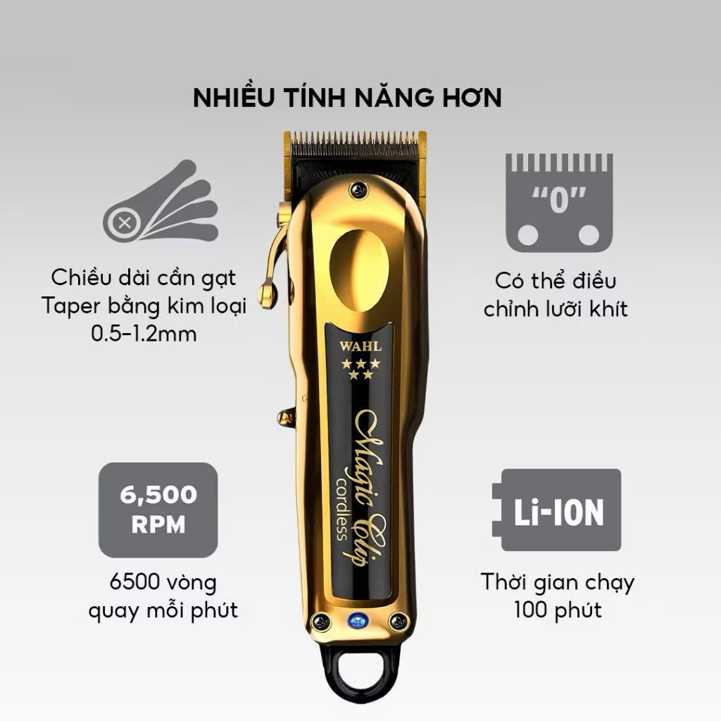 Tông đơ cắt tóc Wahl Magic Gold chính hãng_thumbnail_8