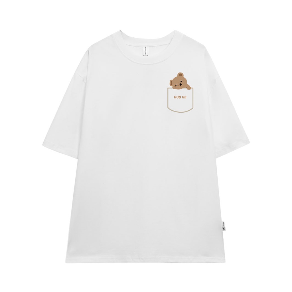 Áo thun unisex form rộng AT367 Miucho basic tee tay lỡ dành cho nam nữ in graphic