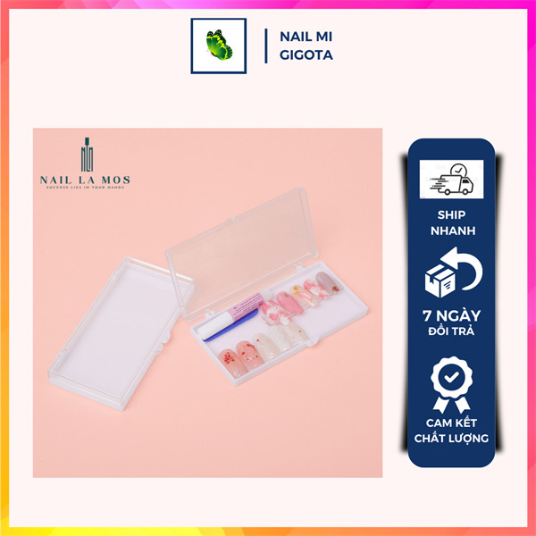 Hộp đựng nail box - To - Chữ nhật - Hộp đựng mi fan, mi khay đa năng, tiện lợi