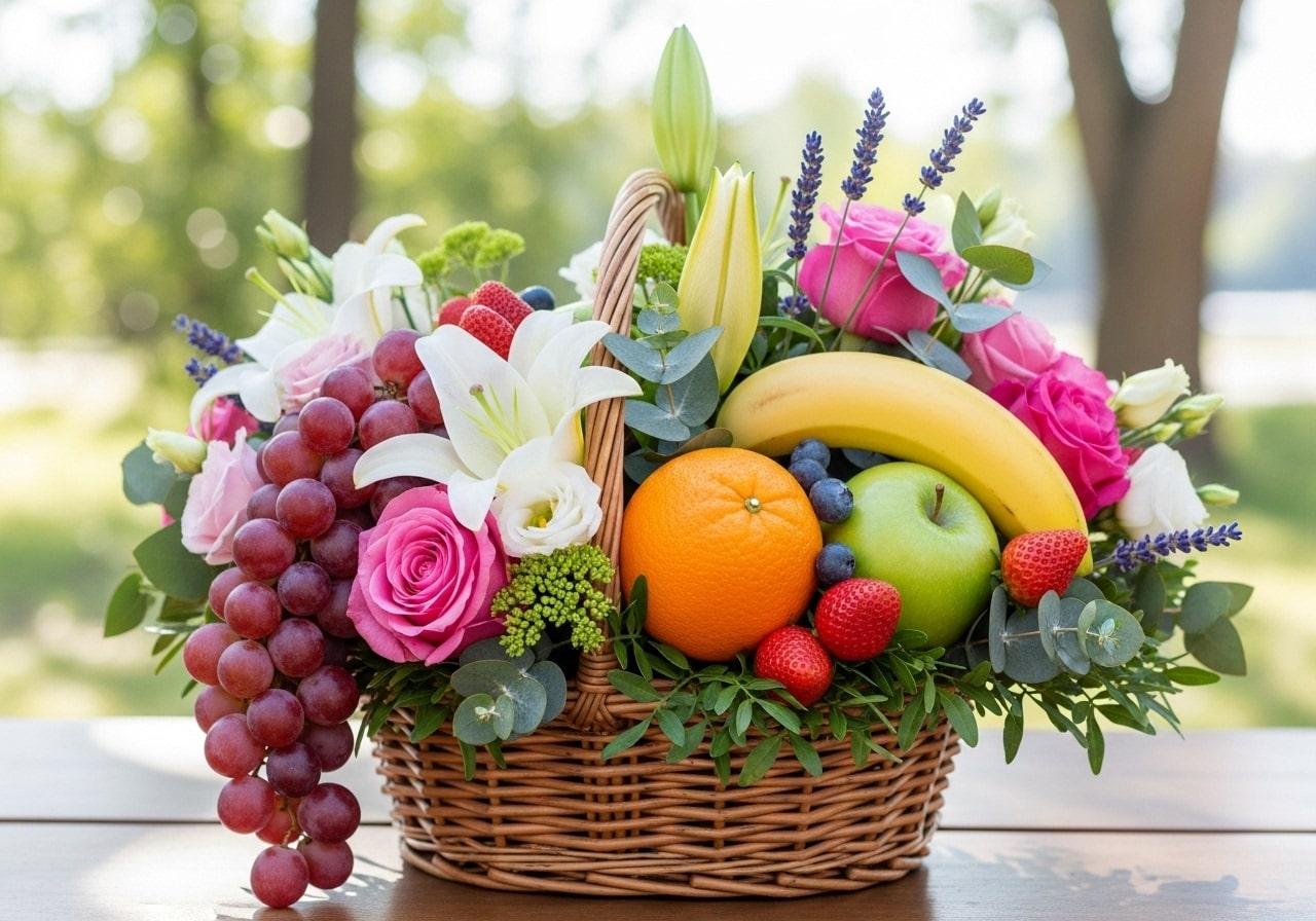 Giỏ Trái Cây Và Hoa Quà Tặng Tinh Tế & Ý Nghĩa 2025