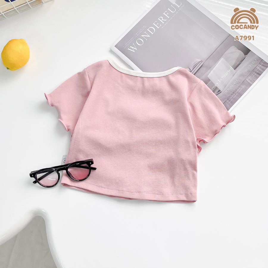 Áo cộc HỒNG giả 2 dây đính nơ_thumbnail_2