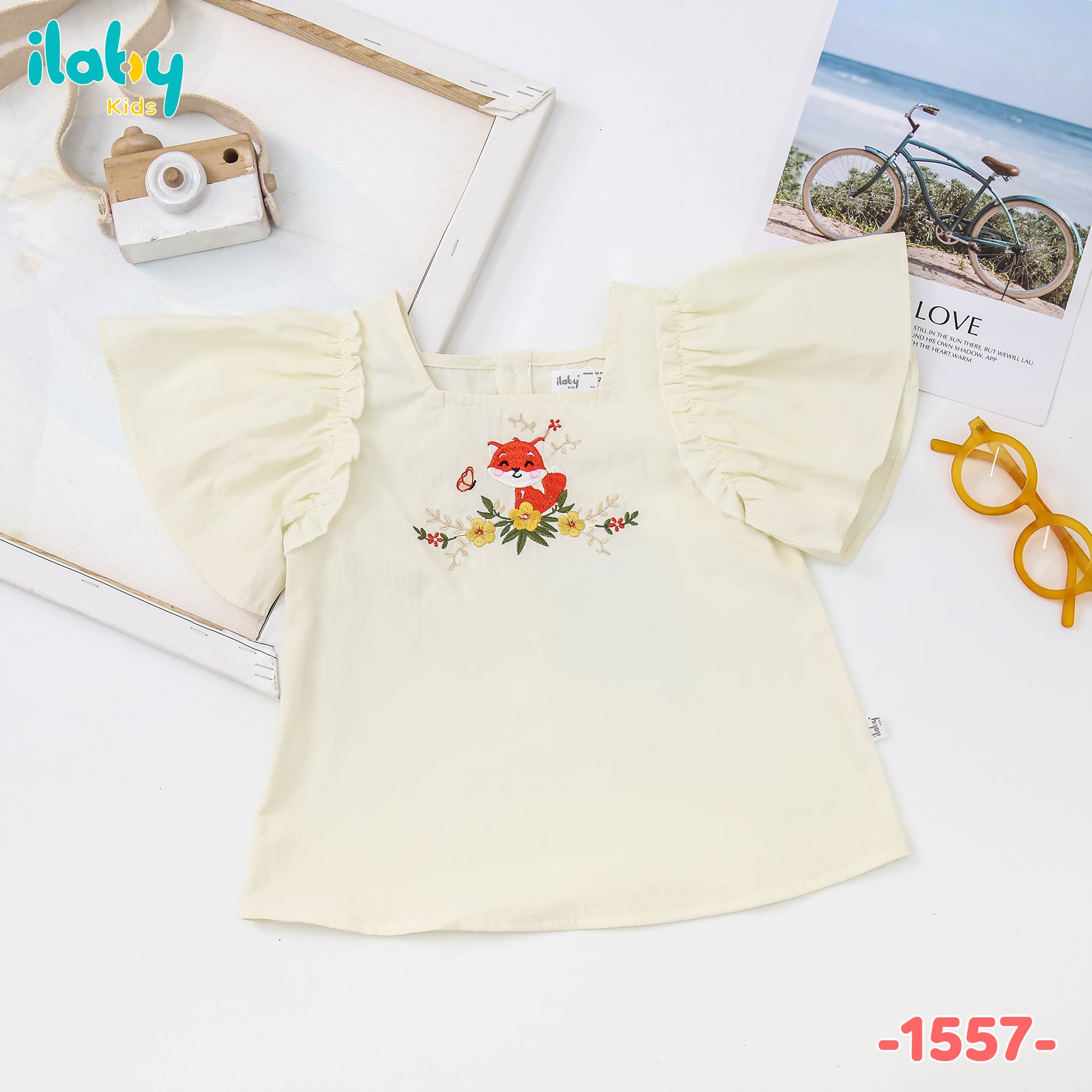 Áo kiểu cổ vuông thêu con cáo_thumbnail_1