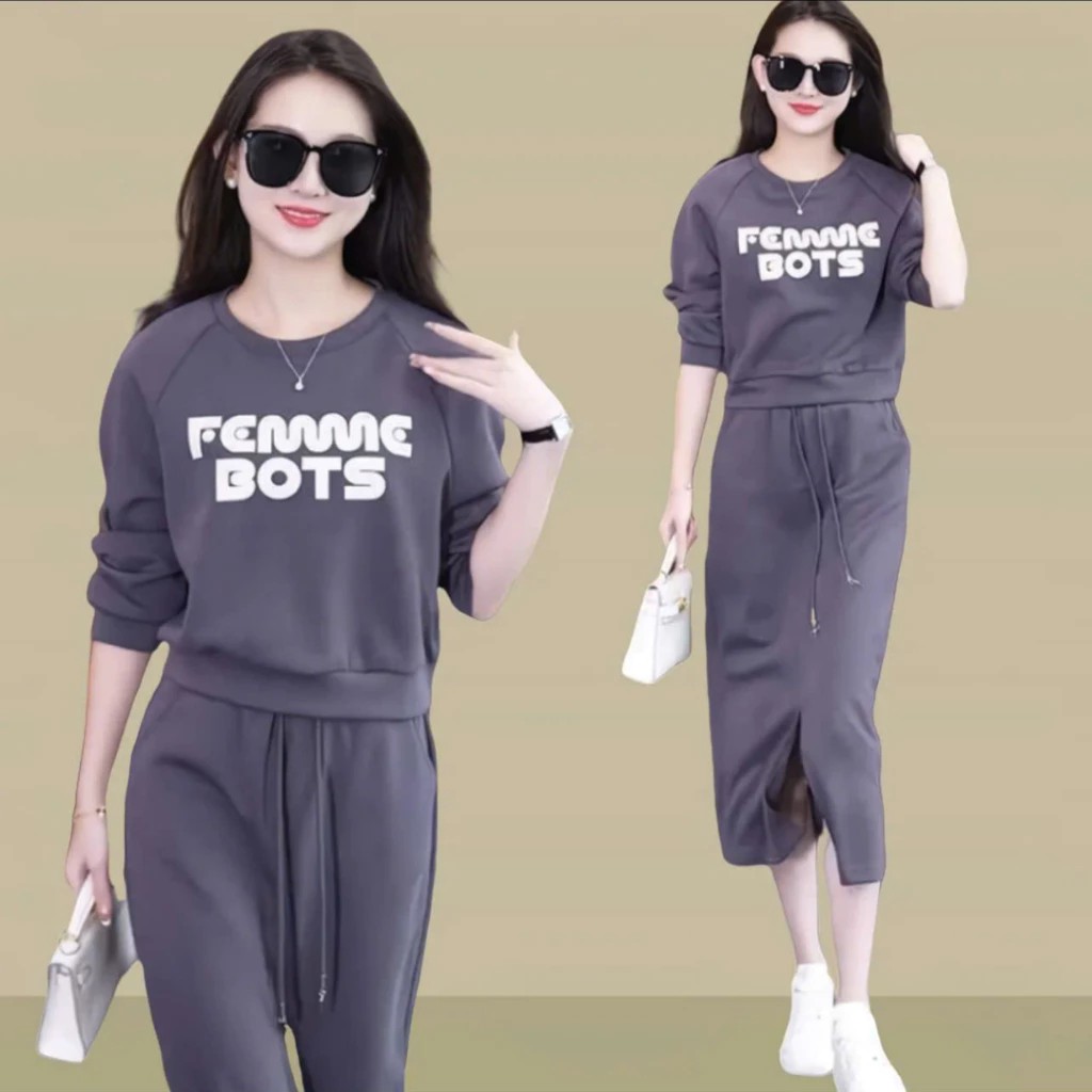 Sét Bộ Nữ Thiết Kế Thiết Kế Mới Lạ ,Chất Vải Len Tăm Cao Cấp Mặc Mát Mẻ Thoải Mái_thumbnail_2