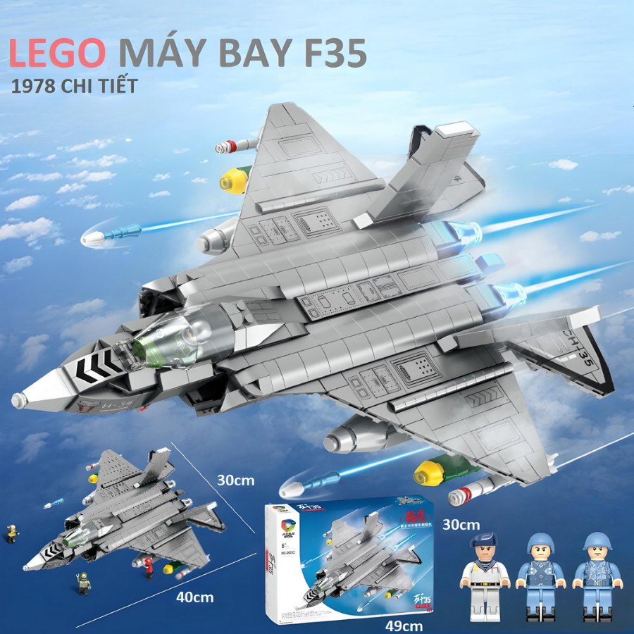 LEGO Đồ chơi lắp ghép 𝐌𝐚́𝐲 𝐛𝐚𝐲 𝐜𝐡𝐢𝐞̂́𝐧 đ𝐚̂́𝐮 2.000 chi tiết_thumbnail_7
