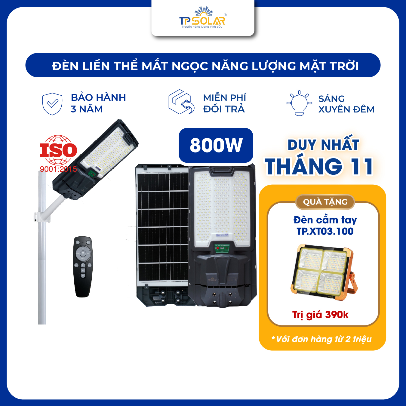 Đèn đường liền thể cao cấp ba mặt LED mắt ngọc (TP.LT11.500 / TP.LT11.800)_thumbnail_9