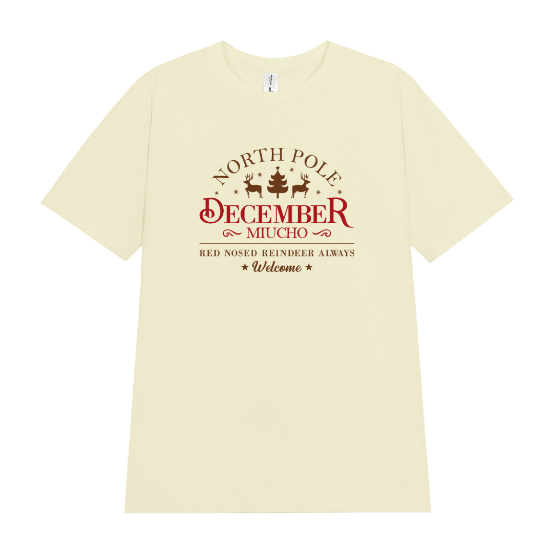 Áo thun nữ giáng sinh noel form vừa regular vải cotton 4c thoáng mát 1766 Miucho Chic Chic in mix_thumbnail_0