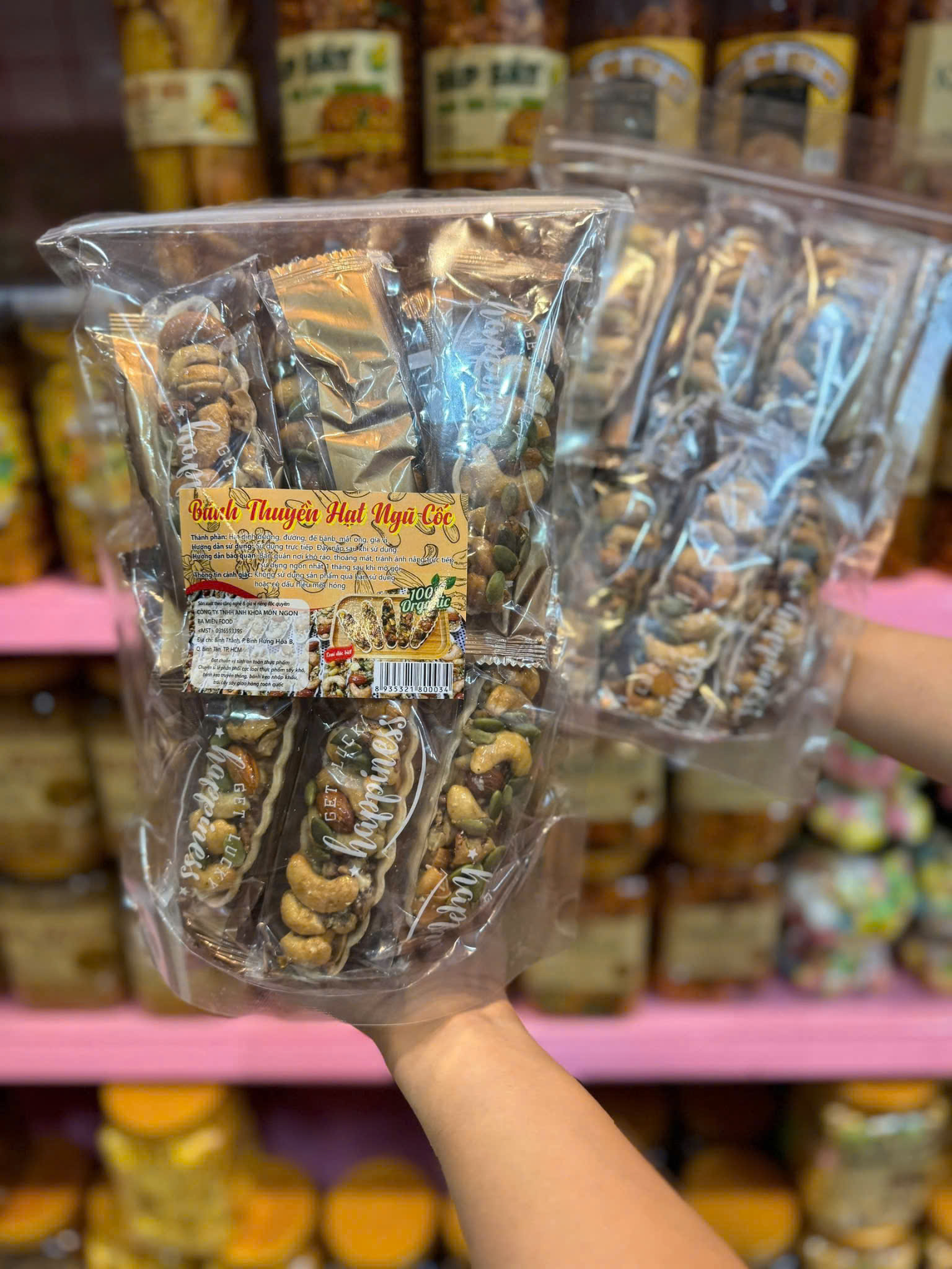 ZIP 500G- BÁNH THUYỀN MIX HẠT(5=76)(20=71)