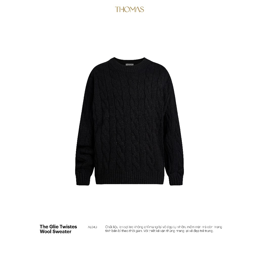 Áo Sweater Twisted-Wool Len Viscose Form Relaxed_thumbnail_13