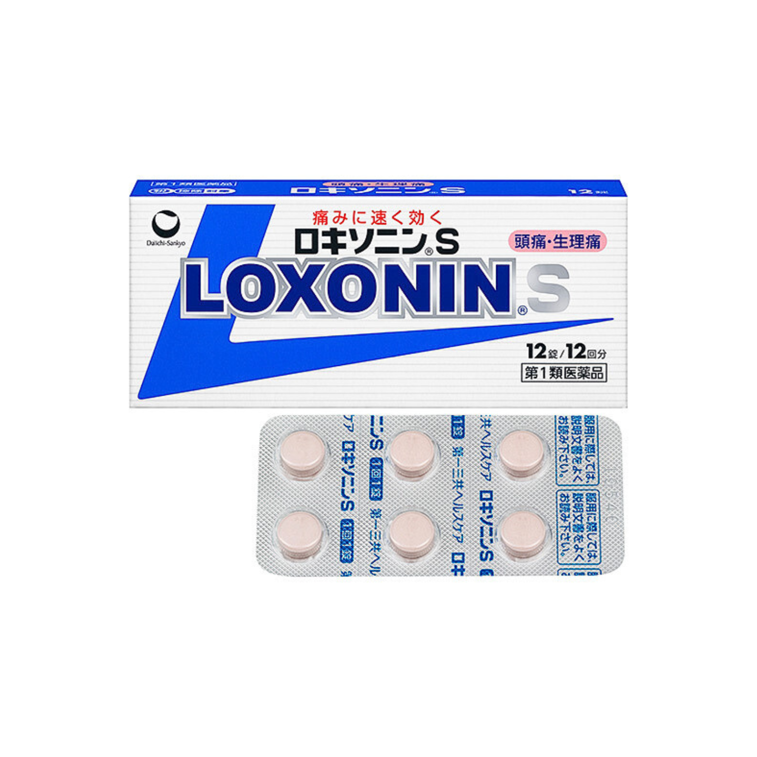 Thuốc giảm đau hạ sốt nhanh Loxonin S (ロキソニンS)