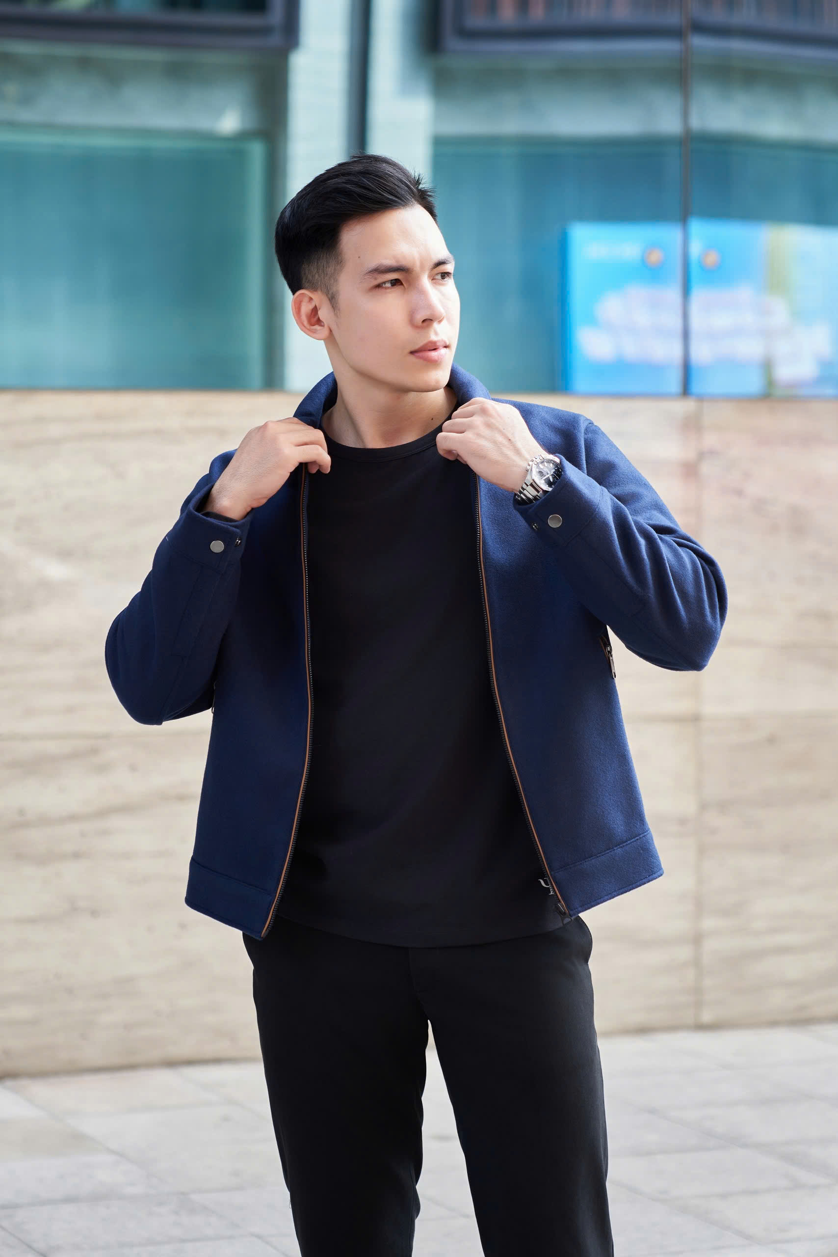 Áo khoác dạ nam Narsis D24027 phong cách trẻ trung, chất liệu giữ ấm tốt._thumbnail_9