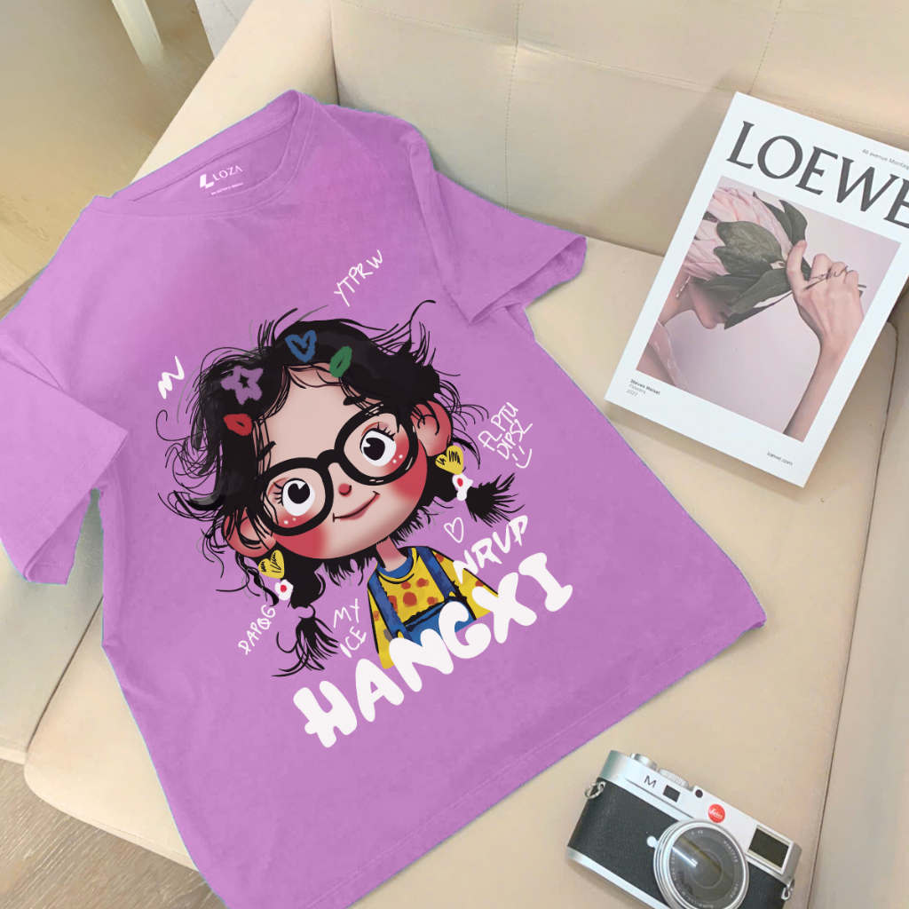 [HOT TREND] Áo phông nữ in hình bé gái nhiều màu - 𝐋𝐎𝐙𝐀 RT8261_thumbnail_2