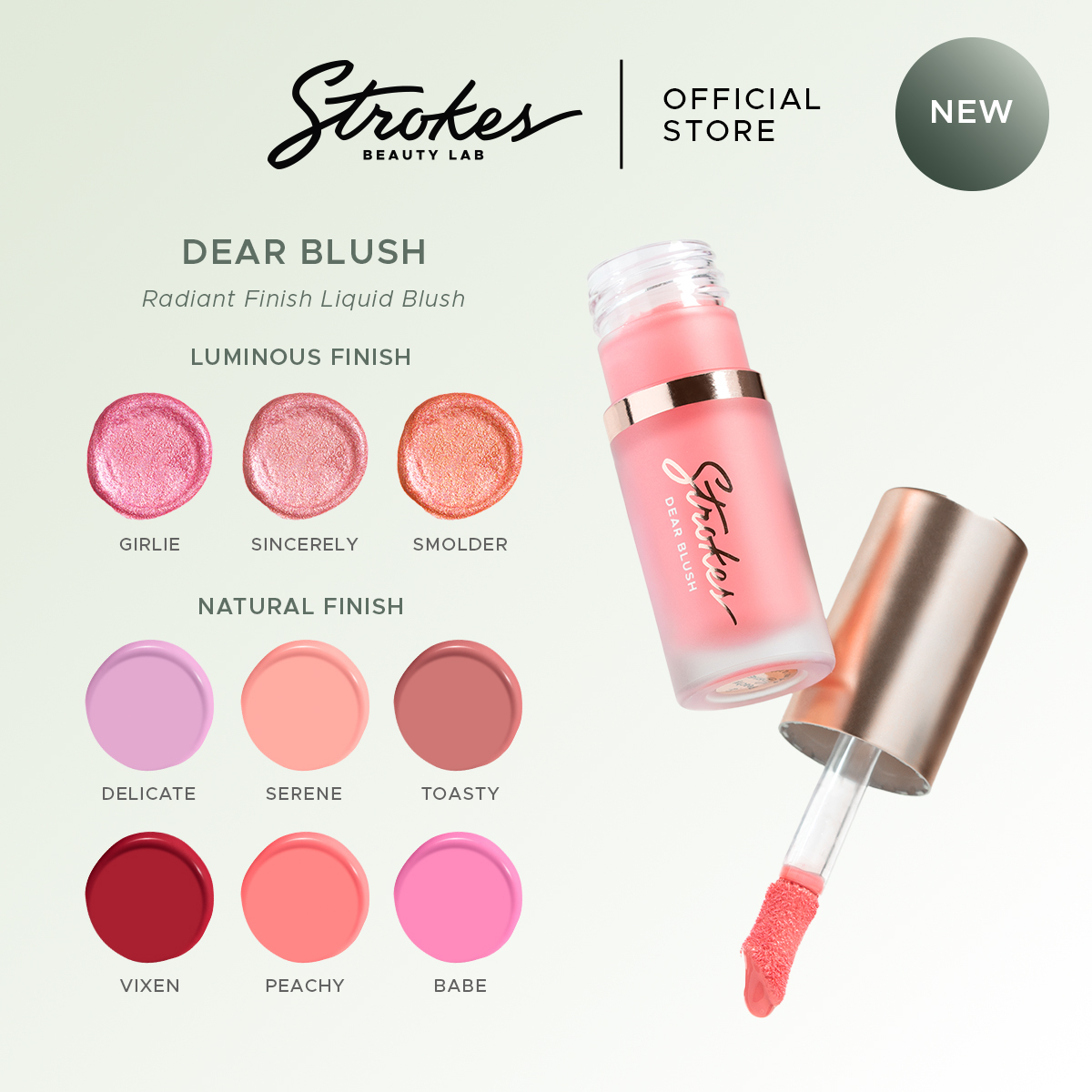 Strokes Dear Blush Radiant Finish Liquid Blush