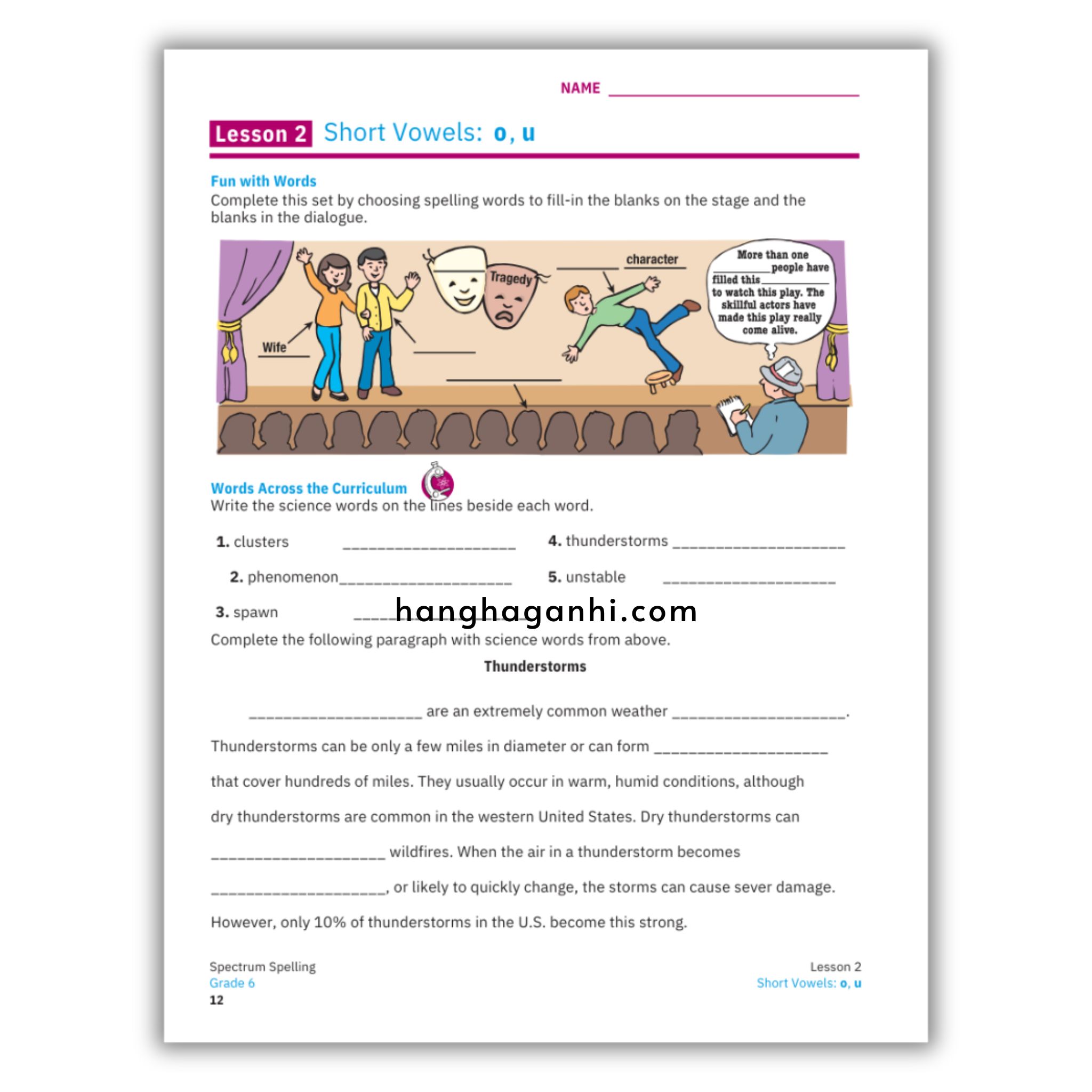 Sách Spectrum Spelling Workbook Grade 6_thumbnail_13
