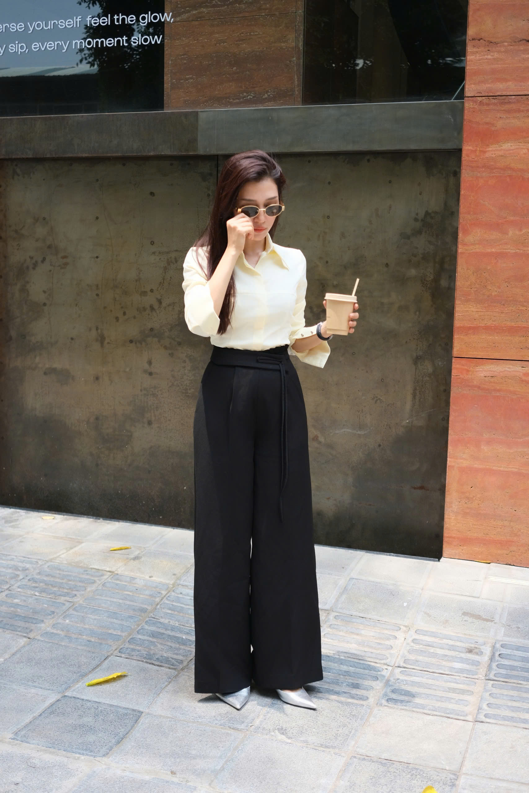 Q049 - Quần suông đen xếp cạp li_thumbnail_2