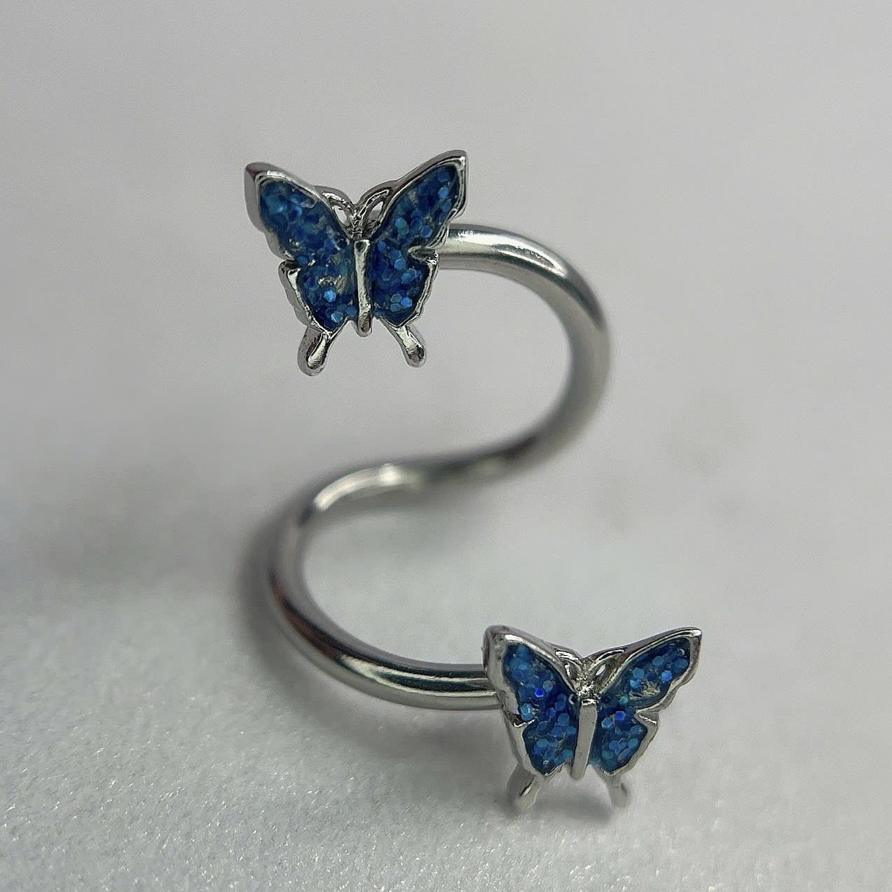 Xoắn vòng bướm xanh