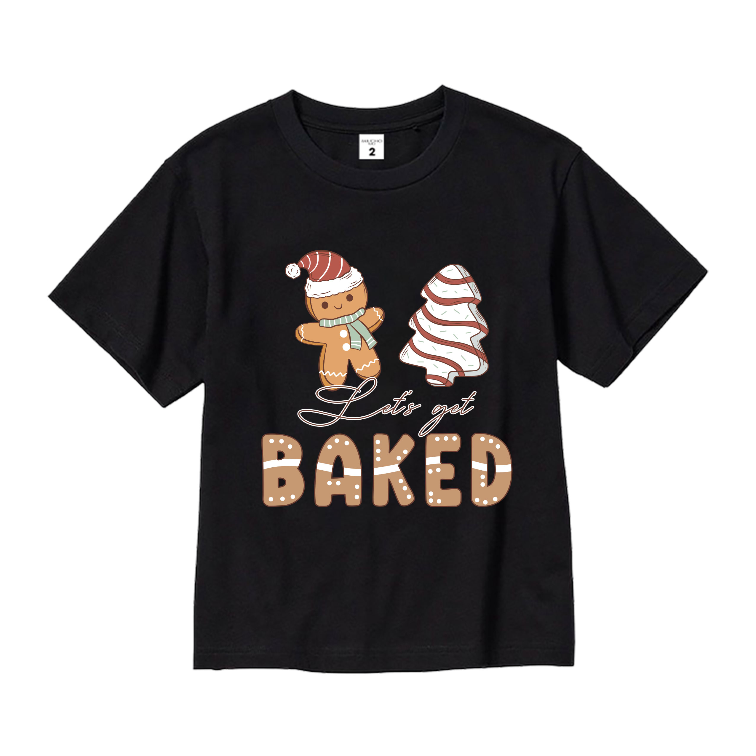 Áo thun bé gái giáng sinh noel from rộng chất vải cotton thoáng mát AED1705 Miucho Kid in graphic_thumbnail_10