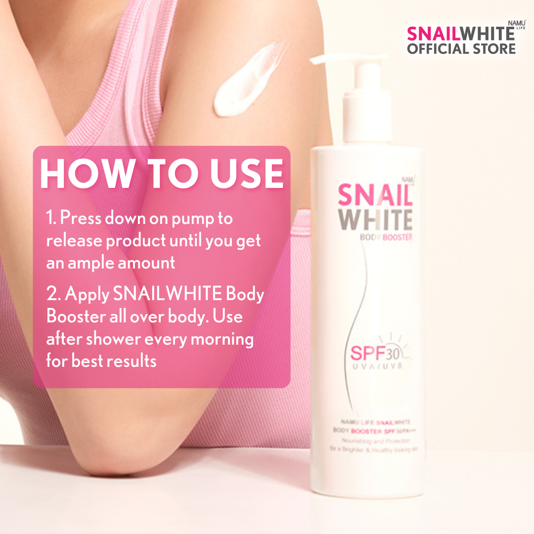 Snail White Body Booster Lotion 350ml [Full Size]