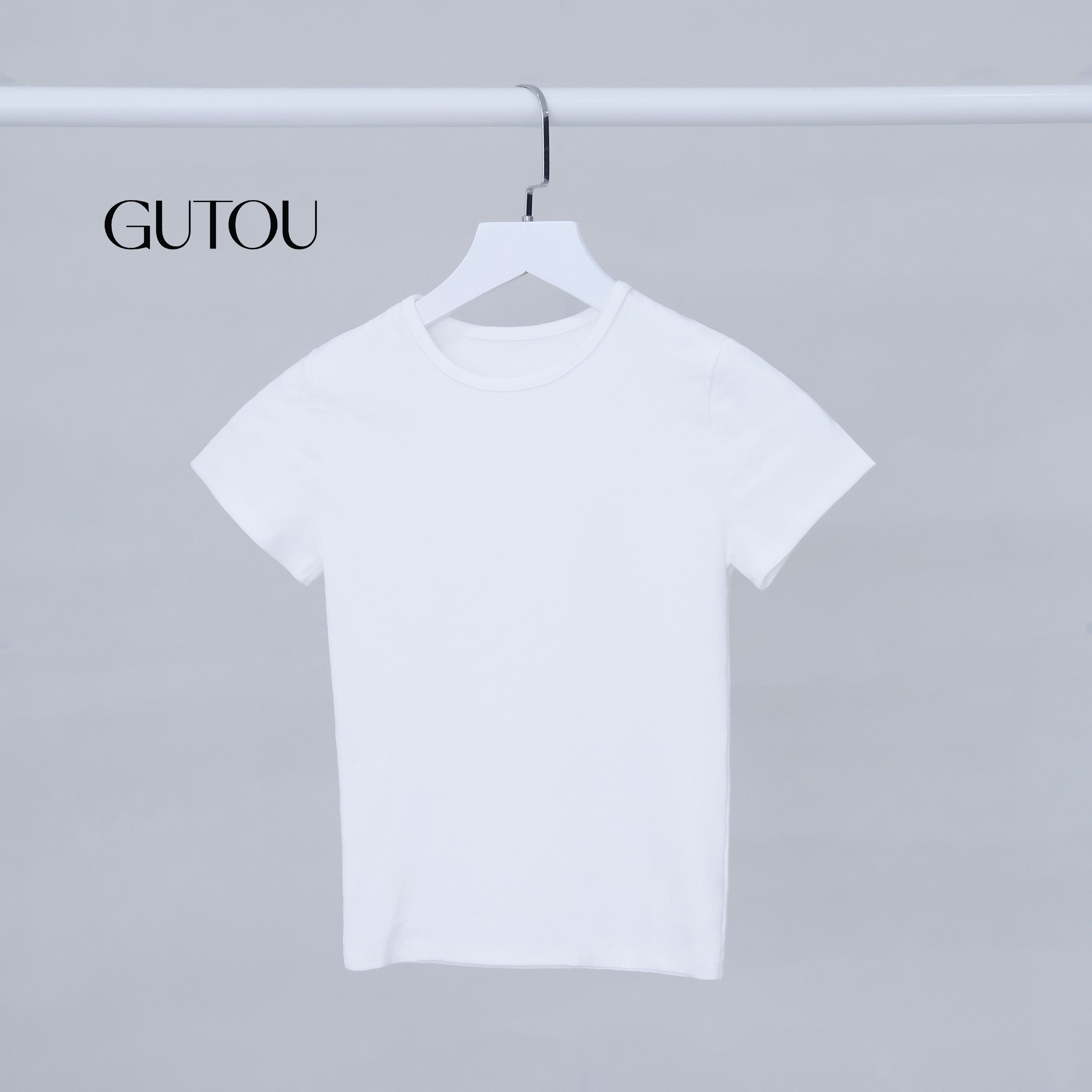 [ GUTOU ] Áo Thun Tay Ngắn Ôm Body_thumbnail_4