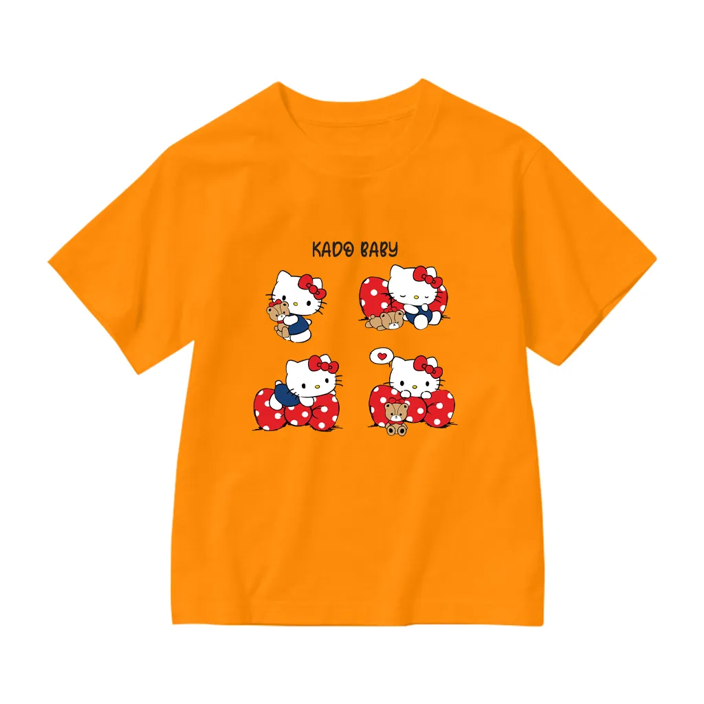 Áo thun kid form rộng Kado chất vải cotton dày dặn thoáng mát thoải mái Hello Kittie 2886_thumbnail_13