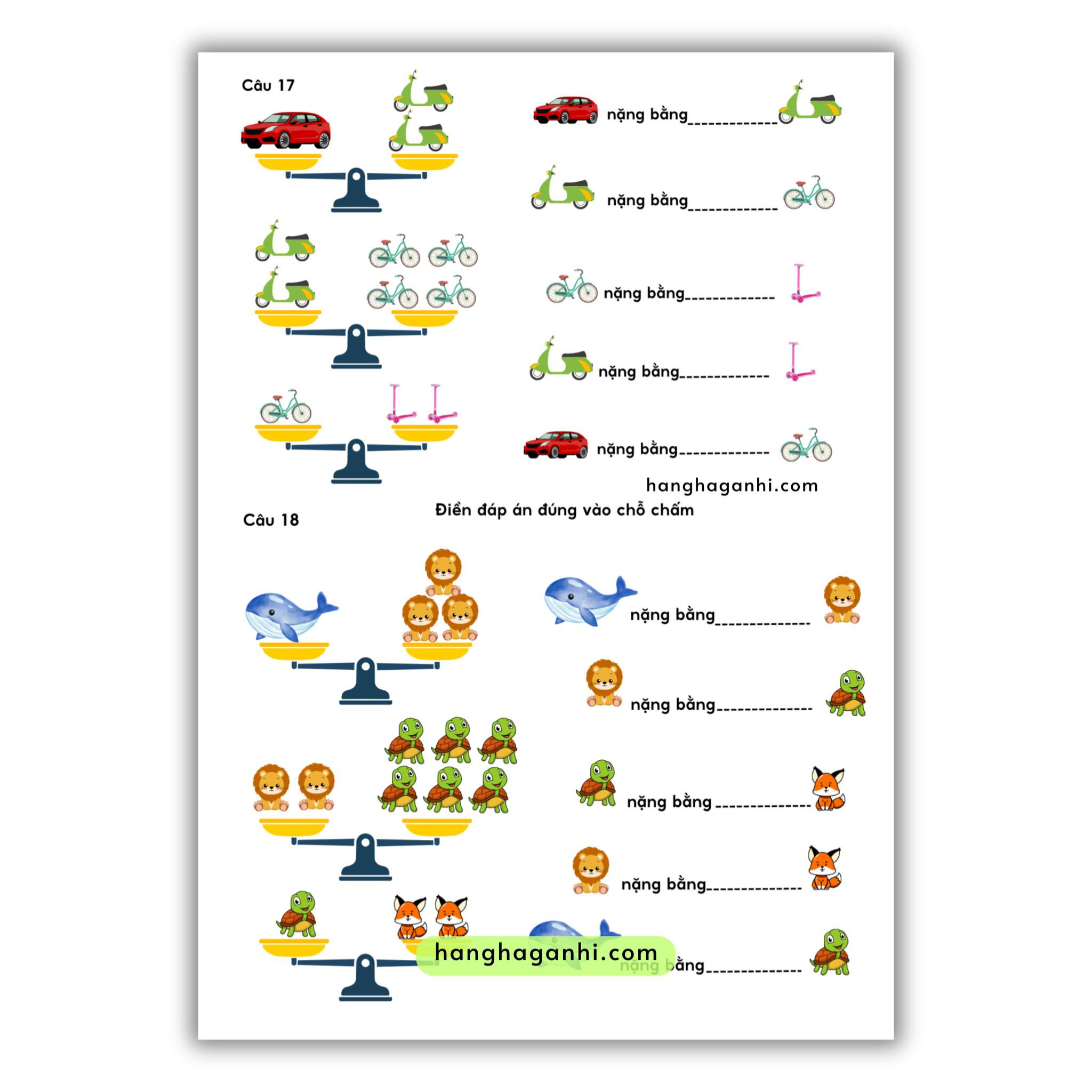 Học liệu cán cân thăng bằng, ÉP PLASTIC, Bóc dán, viết xóa được_thumbnail_3