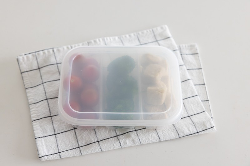 Hộp đựng thực phẩm 3 ngăn dáng cao 820ml Nakaya J000182_thumbnail_2