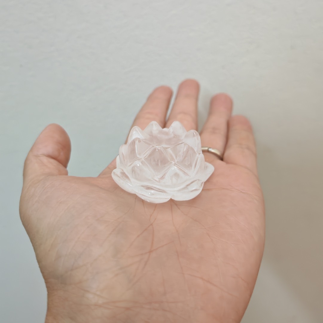 Hoa sen thạch anh trong suốt, thức tỉnh tinh thần