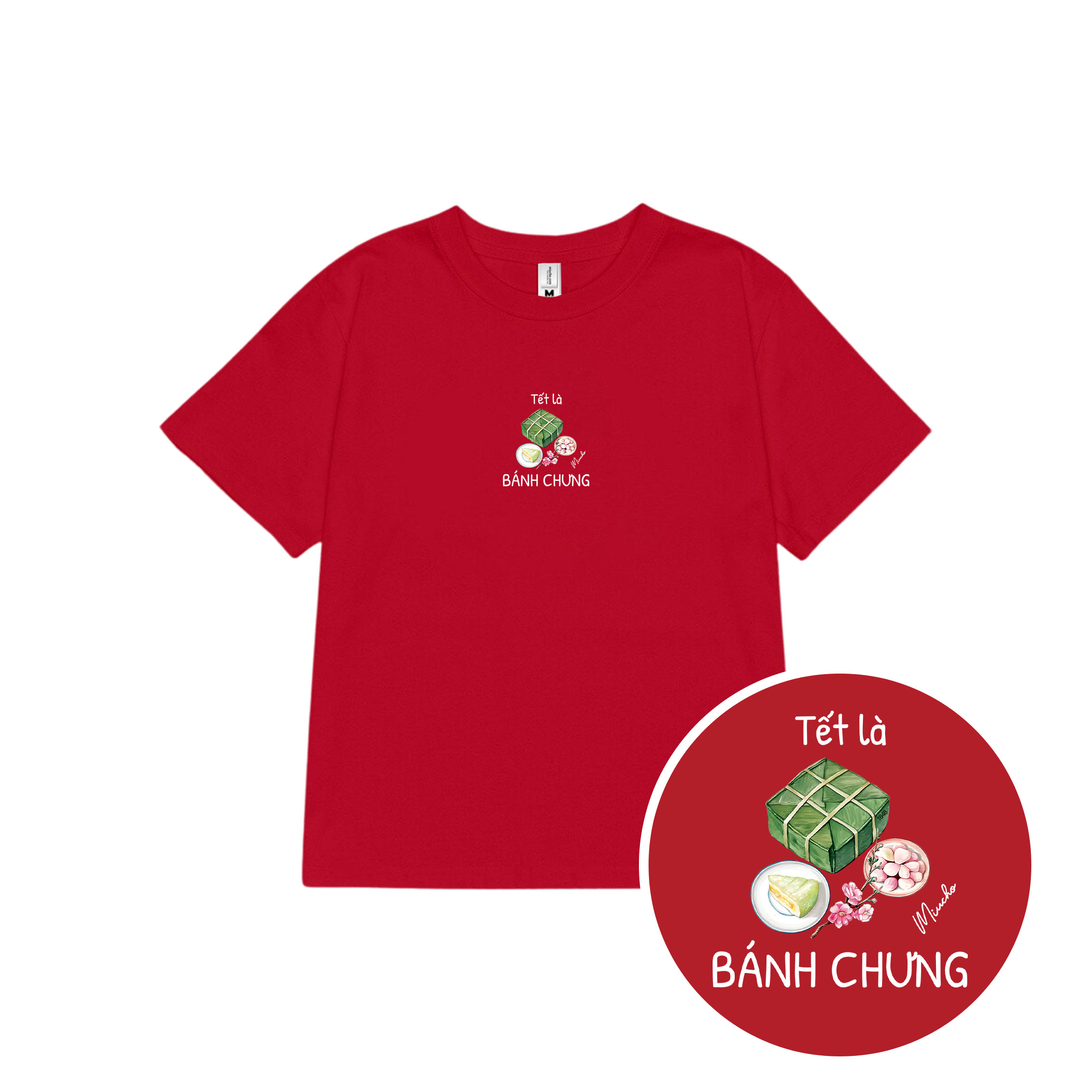 Áo baby tee tết cổ tròn chất vải cotton 4c co giãn thoáng mát 1848 Miucho in mix_thumbnail_2