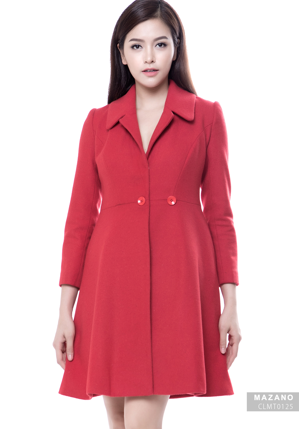 Măng tô đỏ xòe dáng váy_thumbnail_2