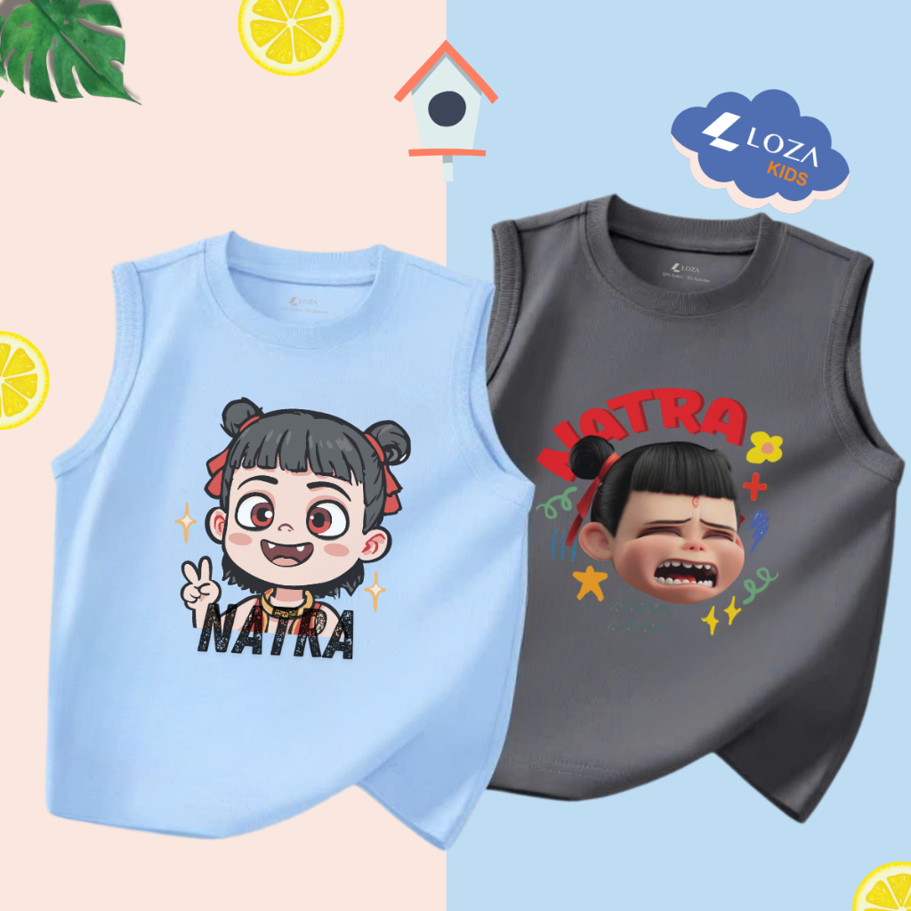 Áo thun bé trai in hình Natra - Loza Kids ST001