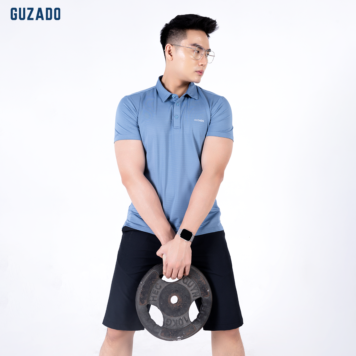 Áo Polo thể thao nam CoolMax-S1 Logo thương hiệu Guzado GPL01_thumbnail_28